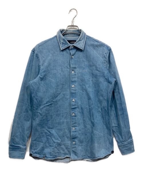 LARDINI（ラルディーニ）LARDINI (ラルディーニ) デニムシャツ ブルー サイズ:40の古着・服飾アイテム