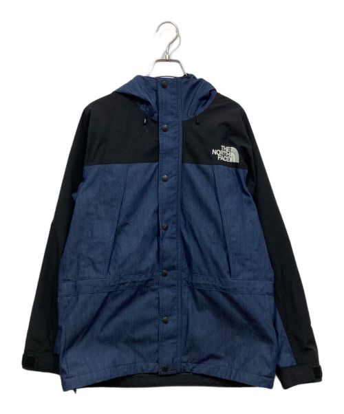 THE NORTH FACE（ザ ノース フェイス）THE NORTH FACE (ザ ノース フェイス) マウンテンライトデニムジャケット ネイビー×ブラック サイズ:Mの古着・服飾アイテム