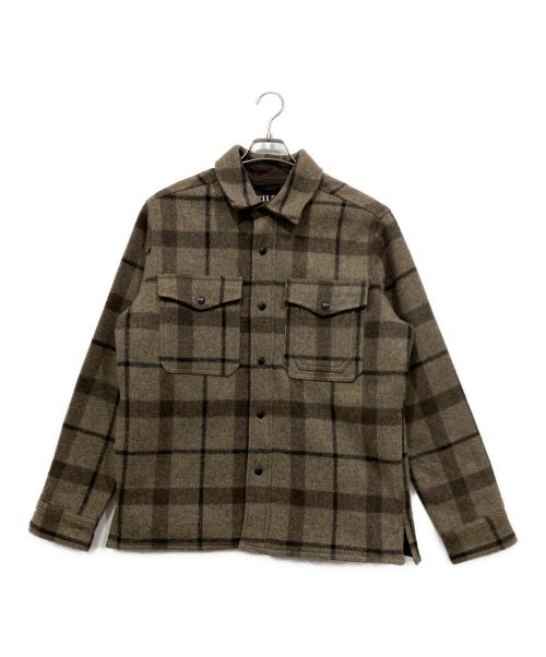 FILSON（フィルソン）FILSON (フィルソン) ウールシャツジャケット / LINED MACKINAW WOOL JAC-SHIRT ブラウン サイズ:Mの古着・服飾アイテム