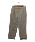 WACKO MARIA×DORMEUILワコマリア×ドーメル）の古着「PLEATED TROUSERS/プリーツトラウザーズ」｜ベージュ