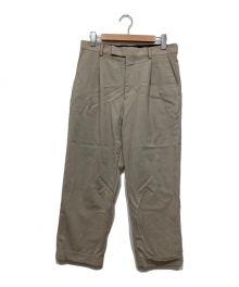 WACKO MARIA×DORMEUIL（ワコマリア×ドーメル）の古着「PLEATED TROUSERS/プリーツトラウザーズ」｜ベージュ