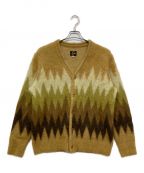 Needlesニードルズ）の古着「Mohair Cardigan Zigzag」｜イエロー