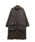 stein（シュタイン）の古着「OVER SLEEVE STAND COLLAR COAT」｜ブラウン