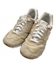 NEW BALANCE (ニューバランス) ローカットスニーカー ベージュ サイズ:28cm