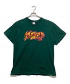 SUPREMEシュプリーム）の古着「Paint Logo Tee」｜グリーン