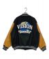 VISION STREET WEAR (ヴィションストリートウェアー) ワッペン　スタジャン ブラック×イエロー サイズ:M：5000円