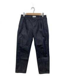 STILL BY HAND（スティルバイハンド）の古着「デニムパンツ / 1tuck Tapered Denim Pants」｜インディゴ