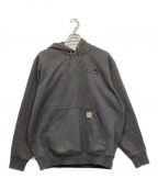 CarHarttカーハート）の古着「プルオーバーパーカー　 LOOSE FIT HEAVYWEIGHT SWEATSHIRT」｜グレー