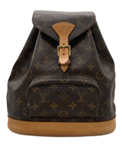 LOUIS VUITTON（ルイ ヴィトン）LOUIS VUITTON (ルイ ヴィトン) リュック　モンスリMM モノグラム ブラウンの古着・服飾アイテム