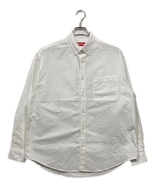 SUPREME（シュプリーム）SUPREME (シュプリーム) ボタンダウンシャツ / Loose Fit Oxford Shirt ホワイト サイズ:Sの古着・服飾アイテム