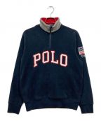 POLO RALPH LAURENポロ・ラルフローレン）の古着「フリースジャケット」｜ネイビー×グレー