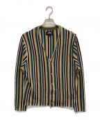 stussyステューシー）の古着「Stripe Pattern Cardigan」｜マルチカラー