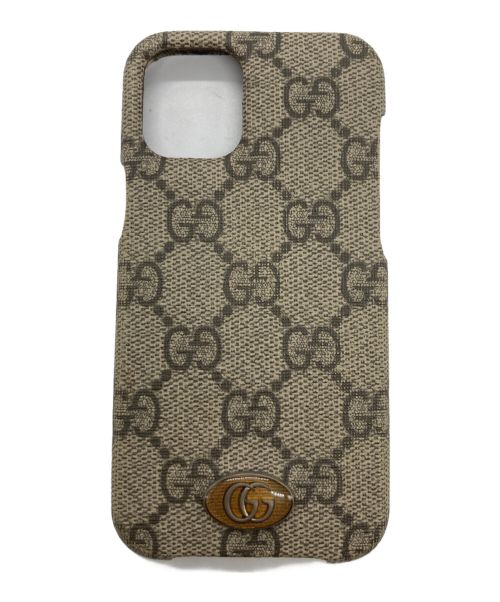 GUCCI（グッチ）GUCCI (グッチ) iPhone 12ケース グレーの古着・服飾アイテム