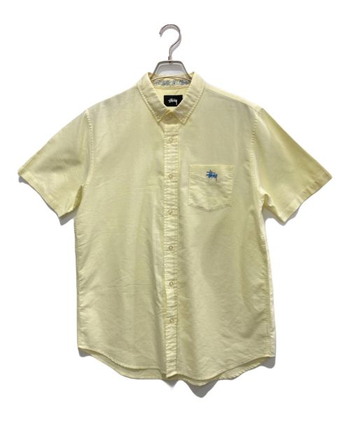 stussy（ステューシー）stussy (ステューシー) 半袖シャツ イエロー サイズ:Lの古着・服飾アイテム