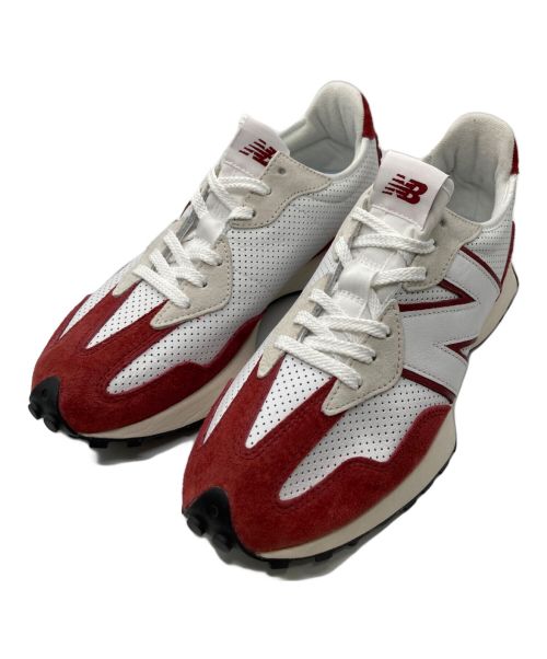 NEW BALANCE（ニューバランス）NEW BALANCE (ニューバランス) ローカットスニーカー/MS327PE レッド×ホワイト サイズ:28の古着・服飾アイテム