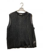 OUR LEGACYアワーレガシー）の古着「Box Sleeveless Crochet」｜ブラック