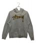 stussy（ステューシー）の古着「ロゴプルオーバーパーカー」｜グレー