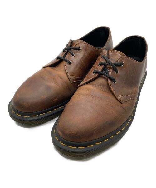 Dr.Martens（ドクターマーチン）Dr.Martens (ドクターマーチン) 3ホールシューズ ブラウン サイズ:27の古着・服飾アイテム