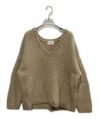 RIM.ARKリムアーク）の古着「Vneck relax knit tops」｜ミント