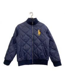 POLO RALPH LAUREN（ポロ・ラルフローレン）の古着「キルティングリブジャケット」｜ネイビー