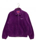 SUPREMEシュプリーム）の古着「wide wale corduroy harrington jacket」｜パープル