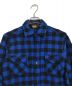 WOOLRICH (ウールリッチ) 【古着】チェックシャツ　　USA製 ブラック×ブルー サイズ:M：5000円