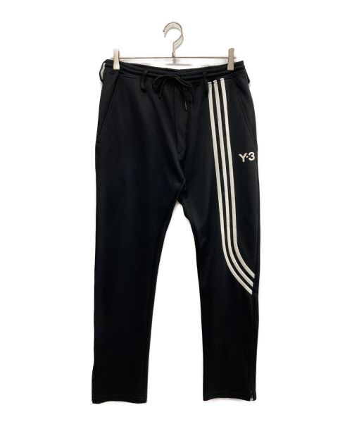 Y-3（ワイスリー）Y-3 (ワイスリー) Black 3 Stripe Jogger Drawstring Pants ブラック サイズ:Mの古着・服飾アイテム