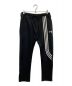 Y-3（ワイスリー）の古着「Black 3 Stripe Jogger Drawstring Pants」｜ブラック