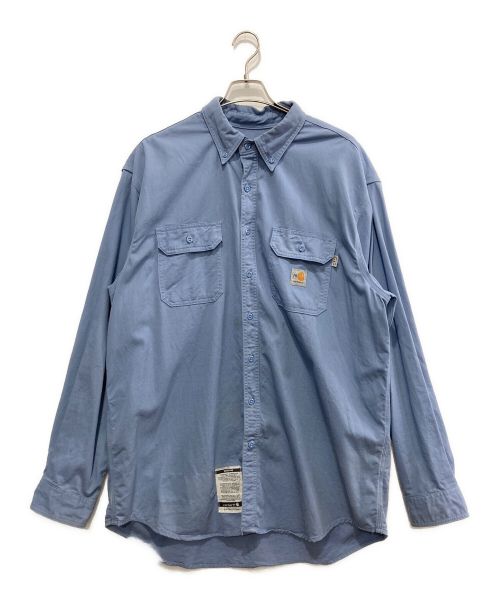 CarHartt（カーハート）CarHartt (カーハート) ワークシャツ ブルー サイズ:XLの古着・服飾アイテム