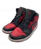 NIKEナイキ）の古着「AIR JORDAN 1 MID」｜ブラック×レッド