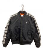 adidasアディダス）の古着「BOMBER PADDED JKT ORIGINALS」｜ブラック