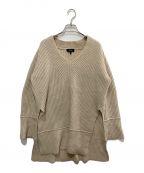 theoryセオリー）の古着「MERCER WOOL CASH/V NECK TUNIC」｜アイボリー