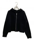 theoryセオリー）の古着「Lana Cash Varsity Hoodie」｜ブラック