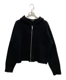 theory（セオリー）の古着「Lana Cash Varsity Hoodie」｜ブラック