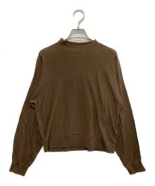 theory（セオリー）の古着「Regal Wool Mock LS PO」｜ブラウン(ピーカン)