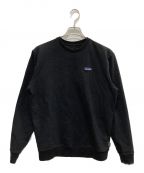 Patagoniaパタゴニア）の古着「Label Uprisal Crew Sweatshirta」｜ブラック