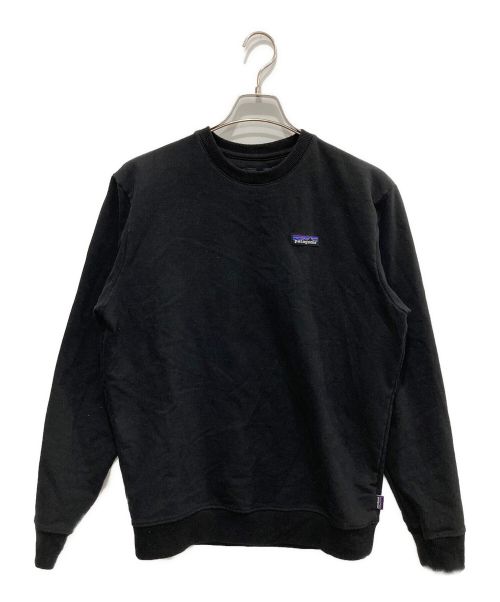 Patagonia（パタゴニア）Patagonia (パタゴニア) Label Uprisal Crew Sweatshirta ブラック サイズ:Mの古着・服飾アイテム