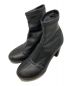 MM6 Maison Margiela（エムエムシックス メゾンマルジェラ）の古着「Black Pump-sock Ankle Boots」｜ブラック