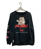 FUBU×GALFYフブ×ガルフィー）の古着「ワッペンカットソー」｜ブラック