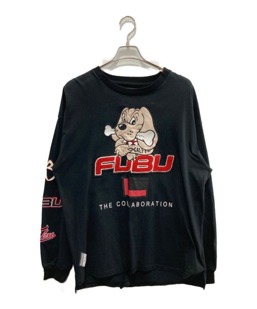 FUBU（フブ）FUBU (フブ) GALFY (ガルフィー) ワッペンカットソー ブラック サイズ:大型犬（XL）の古着・服飾アイテム