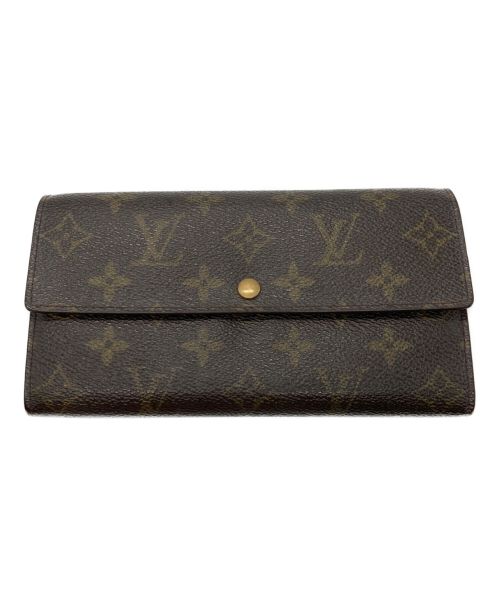 LOUIS VUITTON（ルイ ヴィトン）LOUIS VUITTON (ルイ ヴィトン) モノグラム ポシェット･ポルトモネ･クレディ/M61725 ブラウンの古着・服飾アイテム