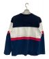 WHITE MOUNTAINEERING (ホワイトマウンテ二アニング) CONTRASRED SWEATSHIRT ネイビー サイズ:1：5000円