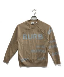 BURBERRY（バーバリー）の古着「ホースフェリーニット/8040224」｜ベージュ