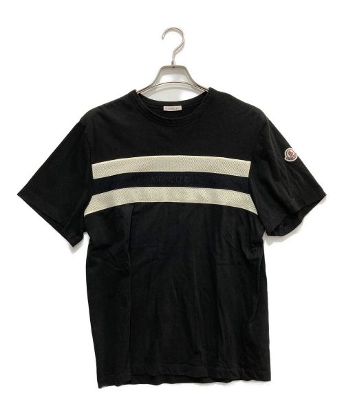 MONCLER（モンクレール）MONCLER (モンクレール) 切替Tシャツ/G10918C7B510 ブラック サイズ:Mの古着・服飾アイテム