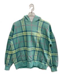 BlackEyePatch（ブラックアイパッチ）の古着「Checked Hoody」｜ブルー