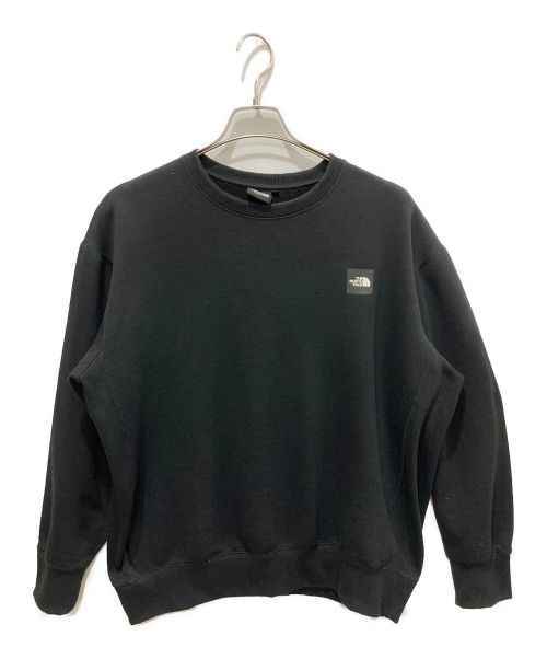 THE NORTH FACE（ザ ノース フェイス）THE NORTH FACE (ザ ノース フェイス) Square Logo Crewneck Sweat ブラック サイズ:XLの古着・服飾アイテム