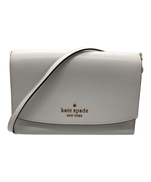 Kate Spade（ケイトスペード）Kate Spade (ケイトスペード) コンバーチブルクロスボディハンドバッグ/WKR00119 ホワイトの古着・服飾アイテム