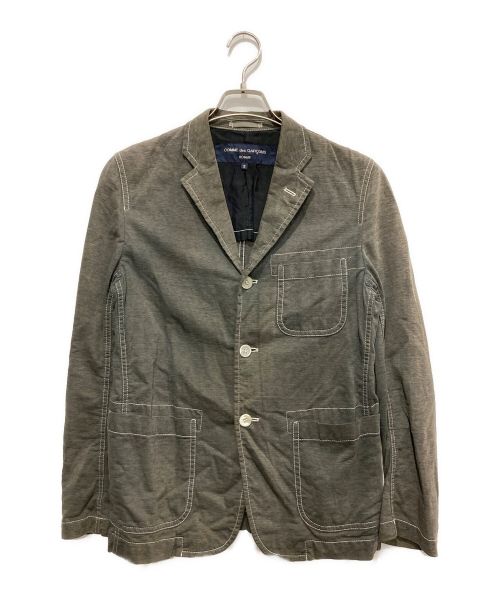 COMME des GARCONS HOMME（コムデギャルソン オム）COMME des GARCONS HOMME (コムデギャルソン オム) テーラードジャケット/HI-J046 グレー サイズ:Sの古着・服飾アイテム