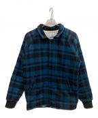 WOOLRICH×holubarウールリッチ×ホルバー）の古着「バッファローチェックジャケット」｜ブルー