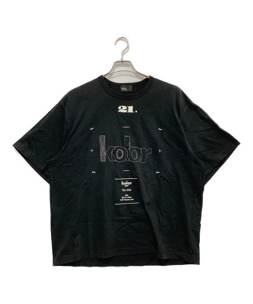 KOLOR（カラー）KOLOR (カラー) プリントTシャツ/21SCM-T06204 ブラック サイズ:２の古着・服飾アイテム